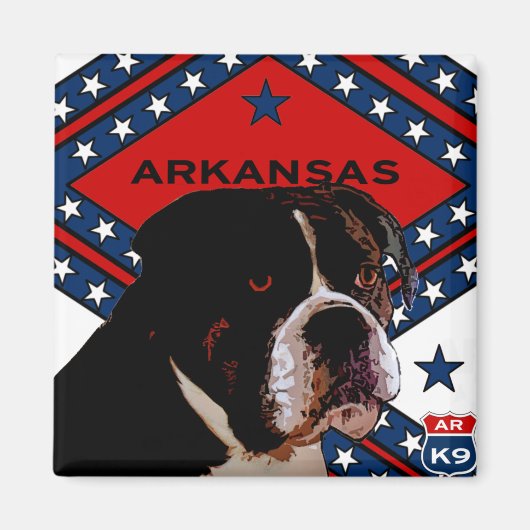 Aimant Arkansas Boxer (Devant)