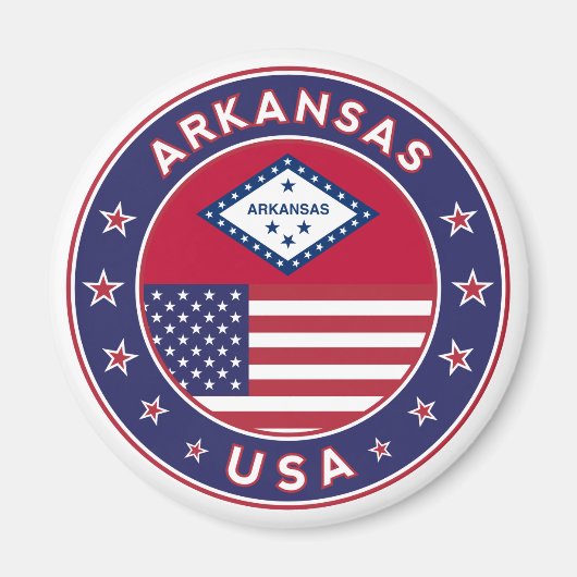 Aimant Arkansas, États-Unis (Devant)