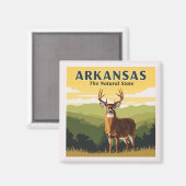 Aimant Arkansas vintage (Recto/Verso)