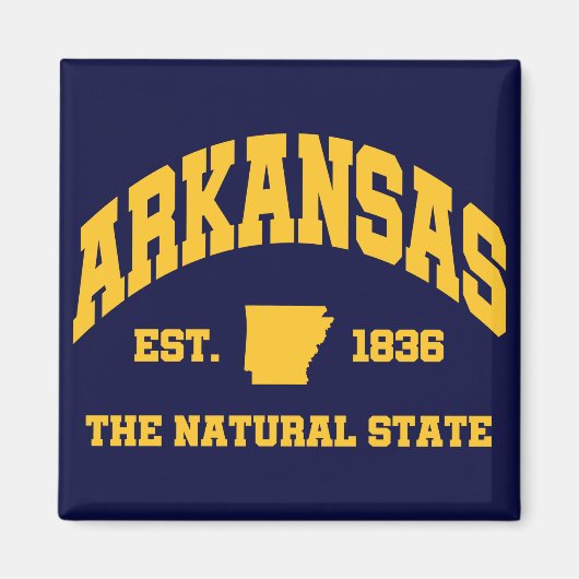 Aimant Arkansas vintage (Devant)