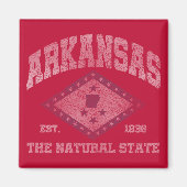 Aimant Arkansas vintage (Devant)