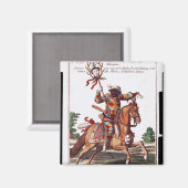 Aimant Arlequin à cheval (Recto/Verso)