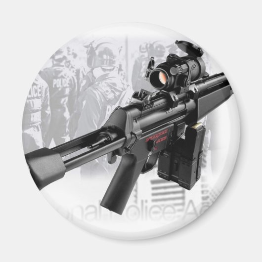 Aimant Arme de police (Devant)