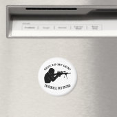 Aimant Arme-fille blanche pas Stupide (In Situ (Lave-vaisselle))