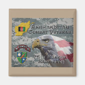 Aimant Armée afghane de combat 75e régiment de Rangers (Devant)