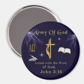 Aimant Armée de Dieu (Recto/Verso)
