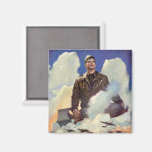 Aimant Armée de l'air (Recto/Verso)