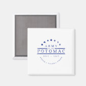 Aimant Armée De L'Union De Guerre Civile Du Potomac (Recto/Verso)