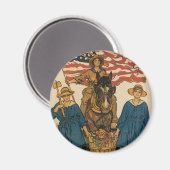 Aimant Armée de terre féminine (Recto/Verso)