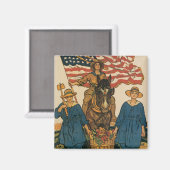 Aimant Armée de terre féminine (Recto/Verso)