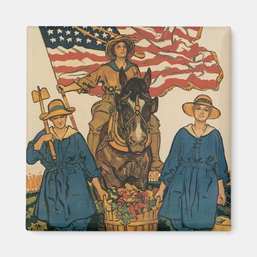 Aimant Armée de terre féminine (Devant)