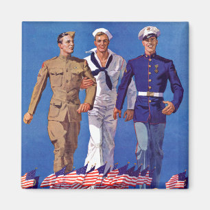 Aimant Armée, marine et marines