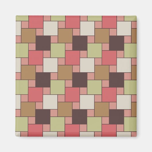 Aimant Armoire d'épices géométrique (Devant)