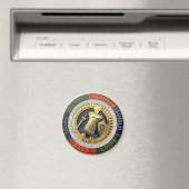 Aimant Armoirie du casque de dieu du salut (In Situ (Lave-vaisselle))