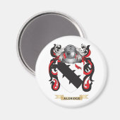 Aimant Armoiries d'Aldridge (crête de famille) (Recto/Verso)