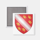 Aimant Armoiries d'Alsace (Recto/Verso)