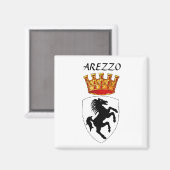 Aimant Armoiries d'Arezzo (Recto/Verso)