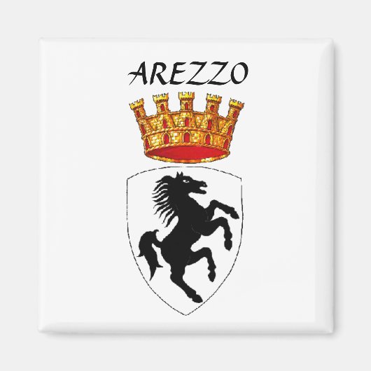 Aimant Armoiries d'Arezzo (Devant)