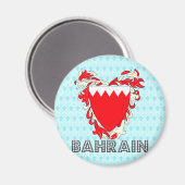 Aimant Armoiries de Bahreïn (Recto/Verso)