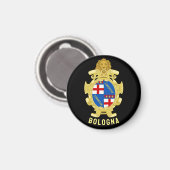 Aimant Armoiries de Bologne - Italie (Recto/Verso)