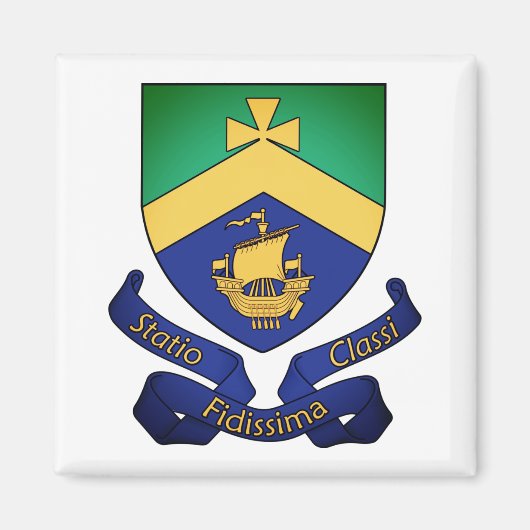 Aimant Armoiries de Cobh (comté de Cork), Irlande (Devant)