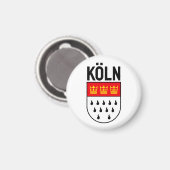 Aimant Armoiries de Cologne (Allemagne) (Recto/Verso)