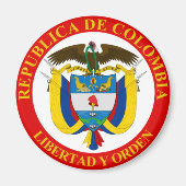 Aimant Armoiries de Colombie (Devant)