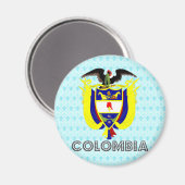 Aimant Armoiries de Colombie (Recto/Verso)