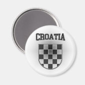 Aimant Armoiries de Croatie (Recto/Verso)