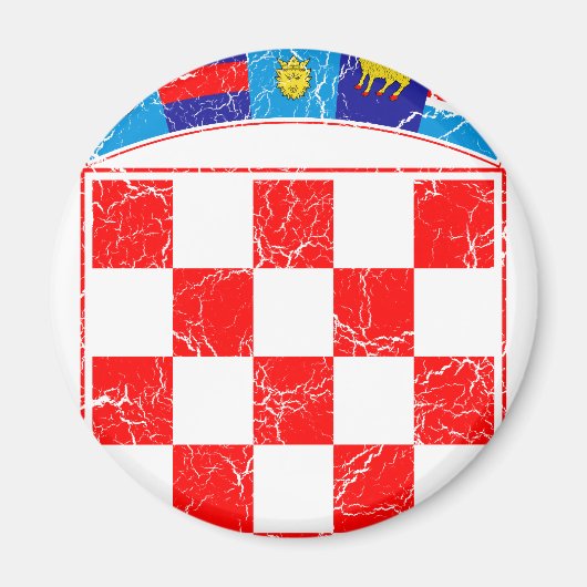 Aimant Armoiries De Croatie (Devant)