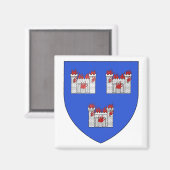 Aimant Armoiries de Dublin (Recto/Verso)