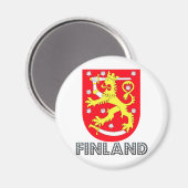 Aimant Armoiries de Finlande (Recto/Verso)