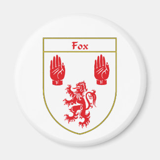 Aimant Armoiries de Fox/crête de famille