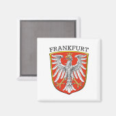 Aimant Armoiries de Francfort - ALLEMAGNE (Recto/Verso)