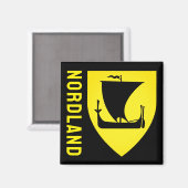 Aimant Armoiries de fylc nordique - NORVÈGE (Recto/Verso)