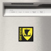 Aimant Armoiries de fylc nordique - NORVÈGE (In Situ (Lave-vaisselle))