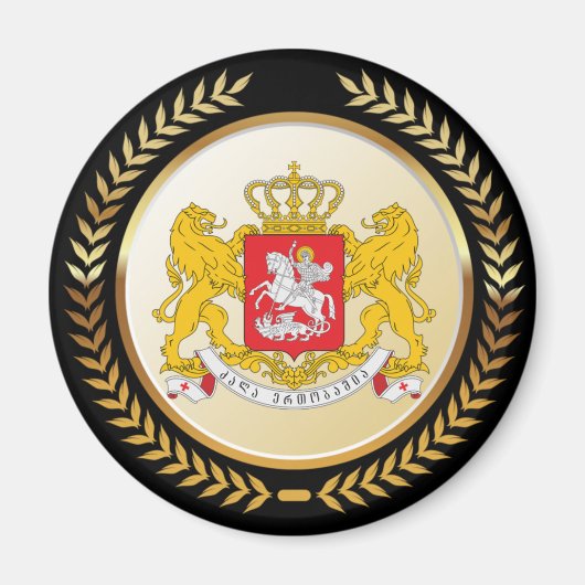 Aimant Armoiries De Géorgie (Devant)