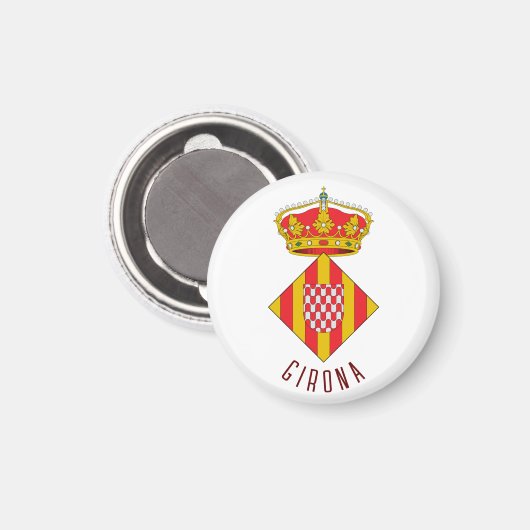 Aimant Armoiries de Gérone (Recto/Verso)