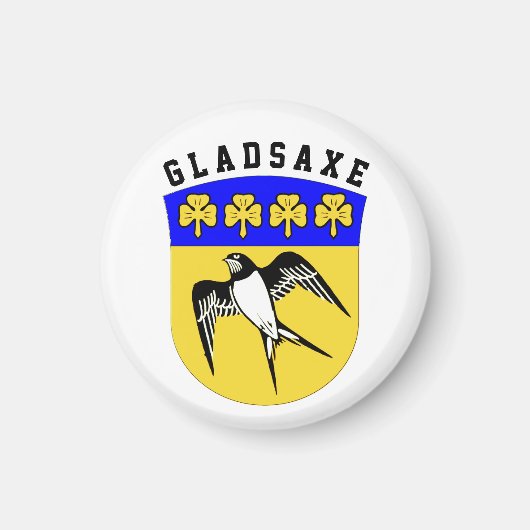 Aimant Armoiries de Gladsaxe, Danemark (Devant)