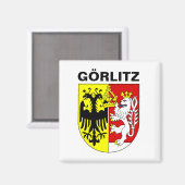 Aimant Armoiries de Görlitz, Allemagne (Recto/Verso)