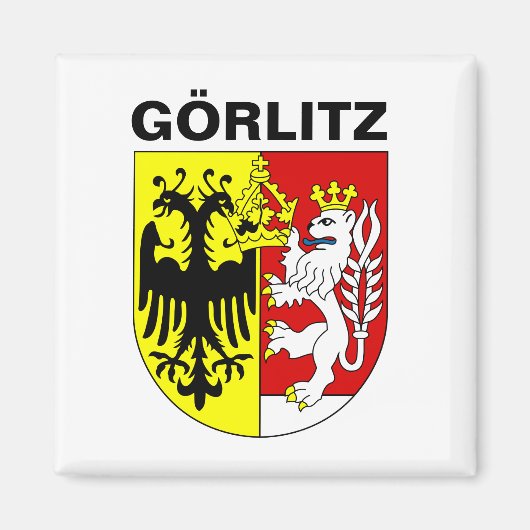 Aimant Armoiries de Görlitz, Allemagne (Devant)