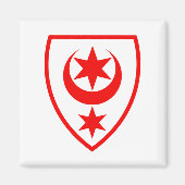 Aimant Armoiries de Halle (vente), Allemagne (Devant)