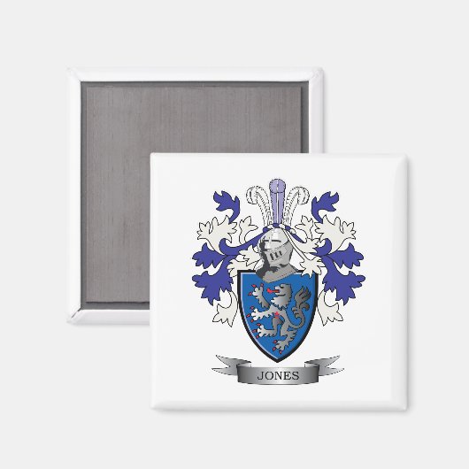 Aimant Armoiries de Jones (Recto/Verso)