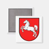 Aimant Armoiries de la Basse-Saxe (Recto/Verso)