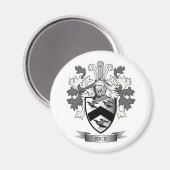 Aimant Armoiries de la famille du riz (Recto/Verso)