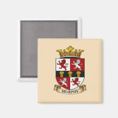 Aimant Armoiries de la famille Murphy (Recto/Verso)