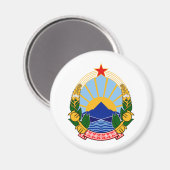 Aimant Armoiries de la République de Macédoine (Recto/Verso)