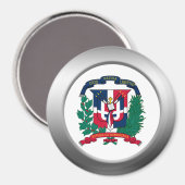 Aimant Armoiries de la République dominicaine (Recto/Verso)