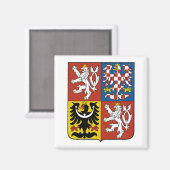 Aimant Armoiries de la République tchèque (Recto/Verso)