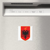 Aimant Armoiries de l'Albanie (In Situ (Lave-vaisselle))